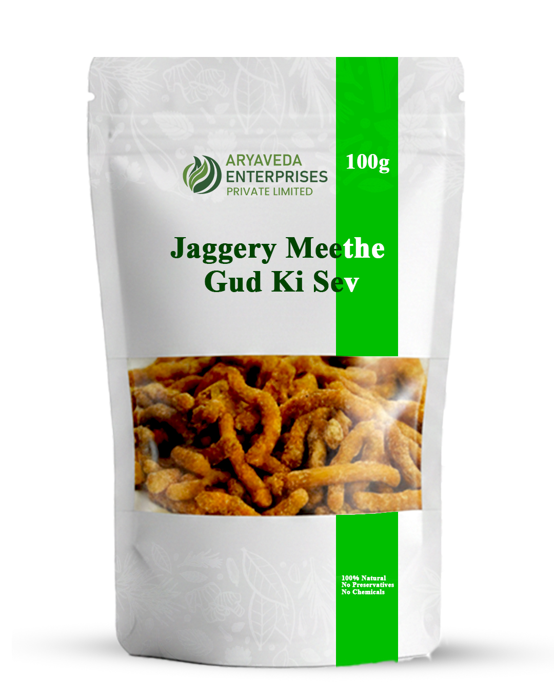Jaggery Meethe Gud Ki Sev is a traditional Indian sweet snack made from high-quality ingredients and coated with natural jaggery for a rich, authentic taste. This crispy and mildly sweet sev offers a perfect balance of crunch and sweetness, making it ideal for festive occasions, tea-time snacking, or everyday treats. Made without artificial colors or preservatives, it delivers a homemade-style flavor and natural goodness in every bite.